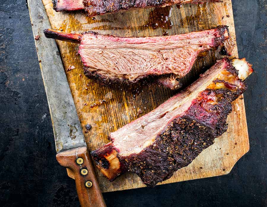 classic and spicy bbq ribs