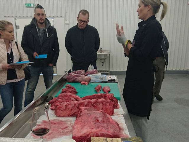 beef cutting demo helsinki finland